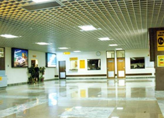 The baggage reclaim hall at Kotoka Airport, Ghana.