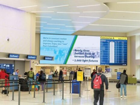 Delta to build two indoor LED displays for Port Columbus Airport in US