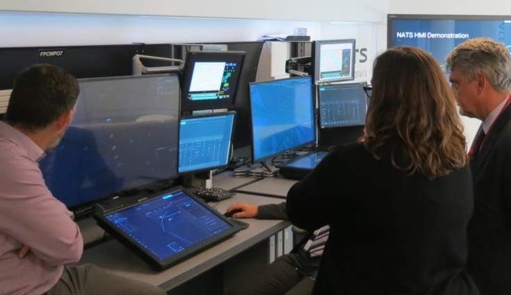 UK NATS designs new human machine interface for air traffic controllers
