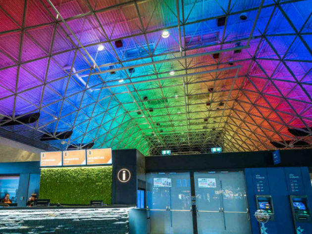 Keflavik Airport: bringing the Northern Lights in-house