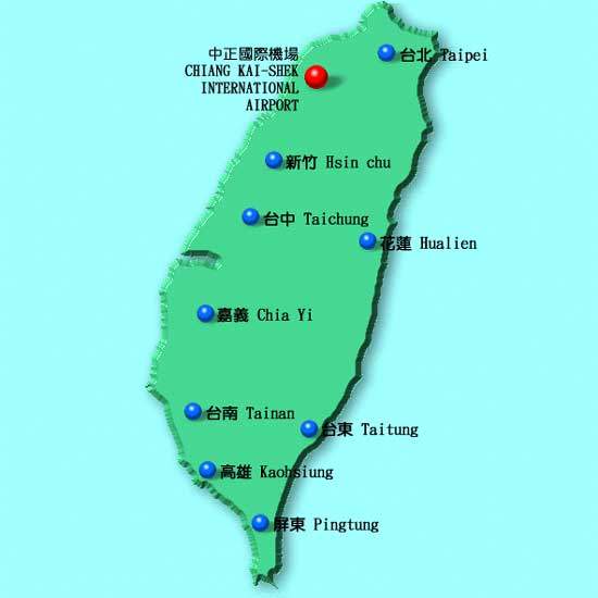 Taiwan Taoyuan International Airport Map