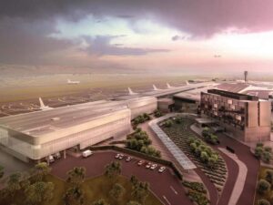 Adelaide international airport terminal expansion