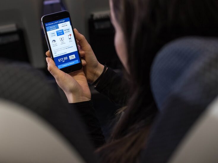 How does WiFi work on a plane?