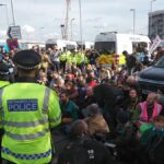Extinction Rebellion activists descend on London City Airport