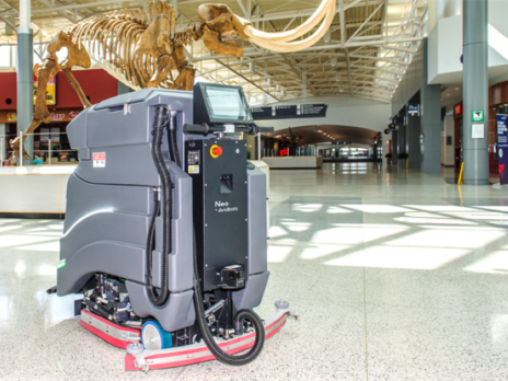 CVG Airport starts use of Avidbots Neo floor-scrubbing robot