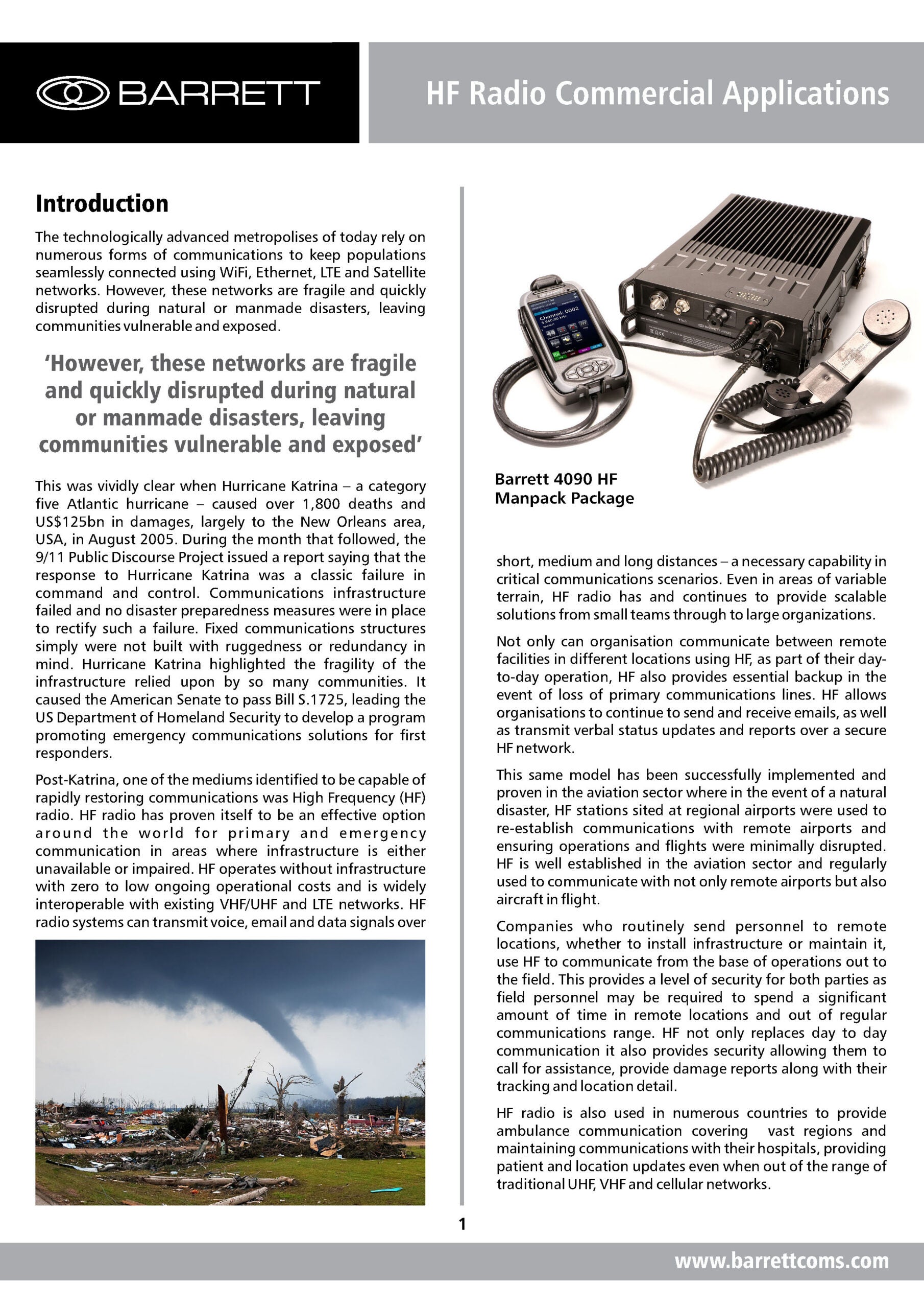 HF radios good in a crisis