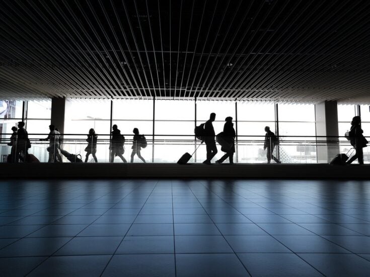 Data analytics hiring levels in the airport industry rose in October 2021