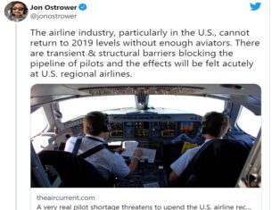 Airlines trends: Pilots most mentioned term on Twitter Q4 2021