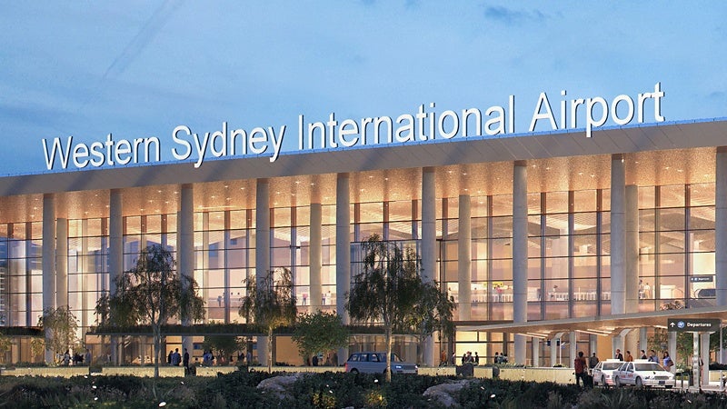 Rendering of Western Sydney Airport