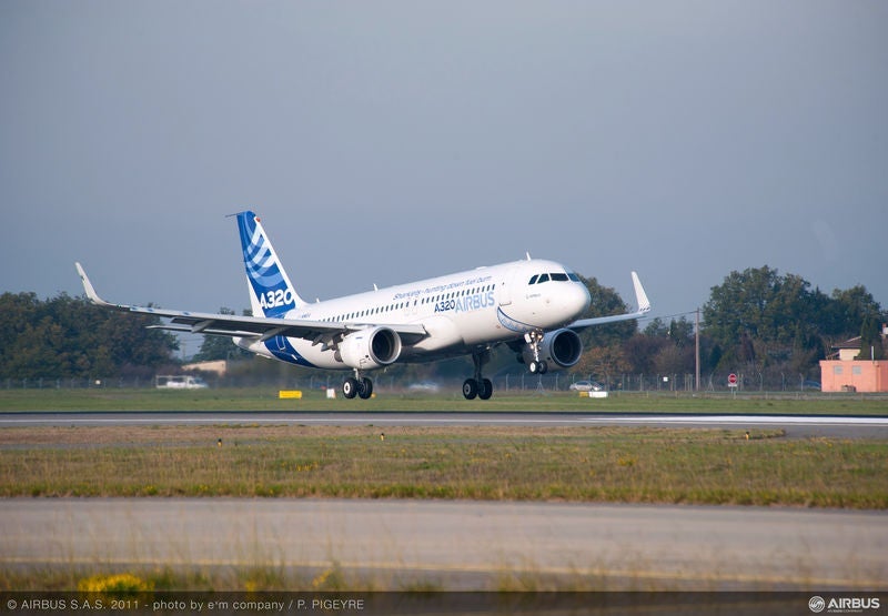 Airbus A320 aircraft