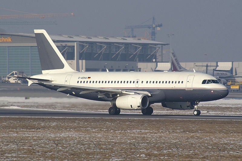 ACJ319 corporate jet