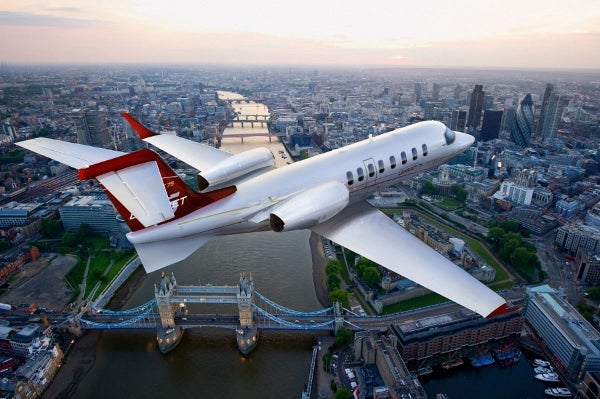 BA LEarjet 75 aircraft