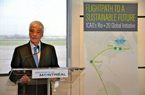 ICAO secretary general Raymond Benjamin 