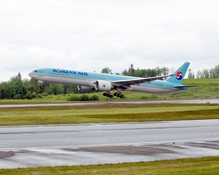 Korean Air Boeing 777-300ER airplane
