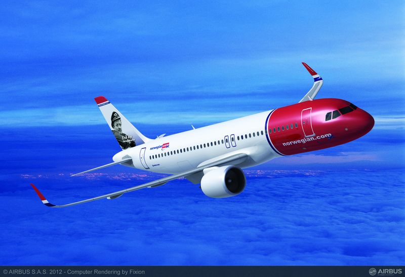 norwegian airline A320 Neo