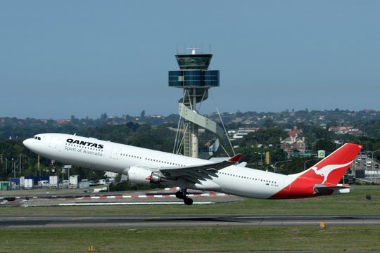 Quantas A-330-300 aircraft