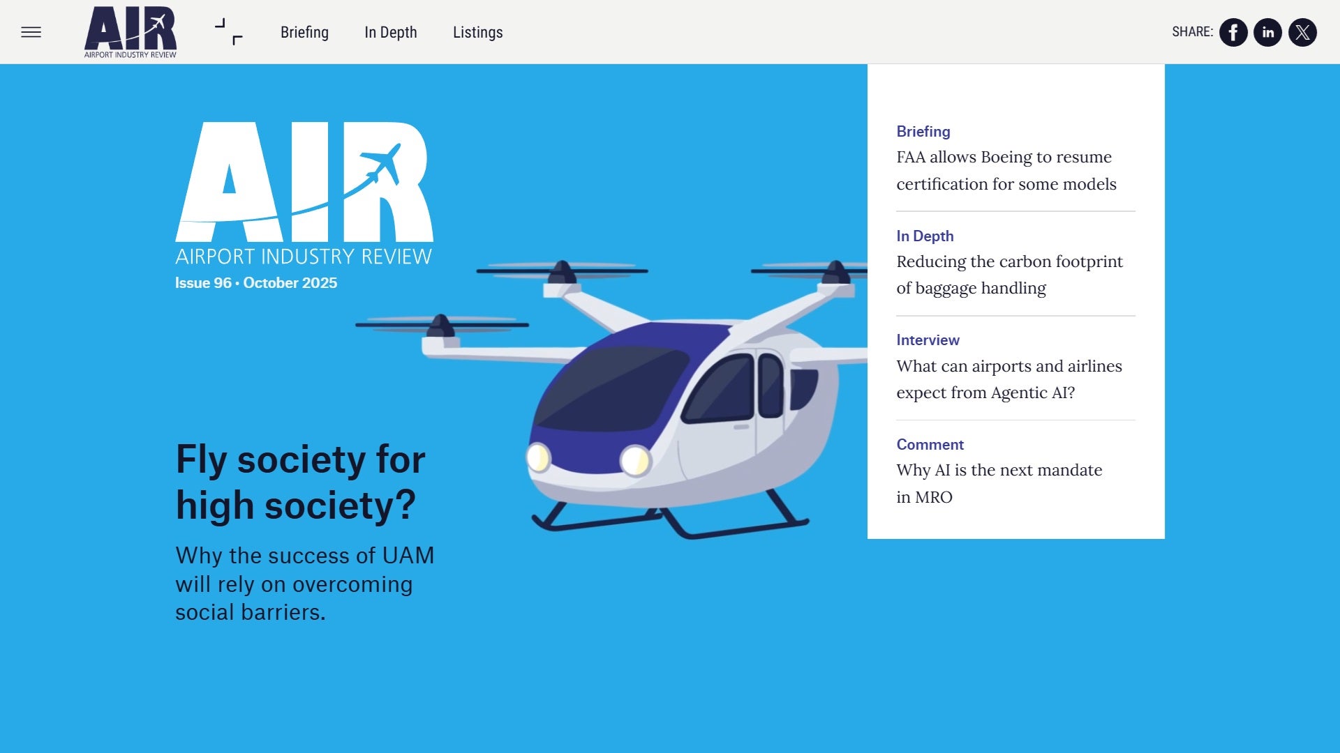 Fly society for high society? Digimags