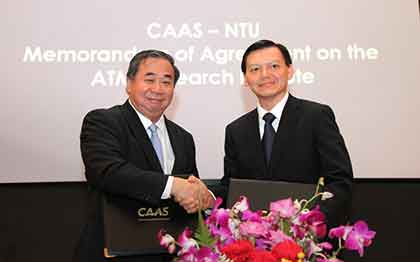 CAAS, NTU ATM Agreement
