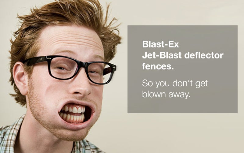 Jet-blast Deflector Fences