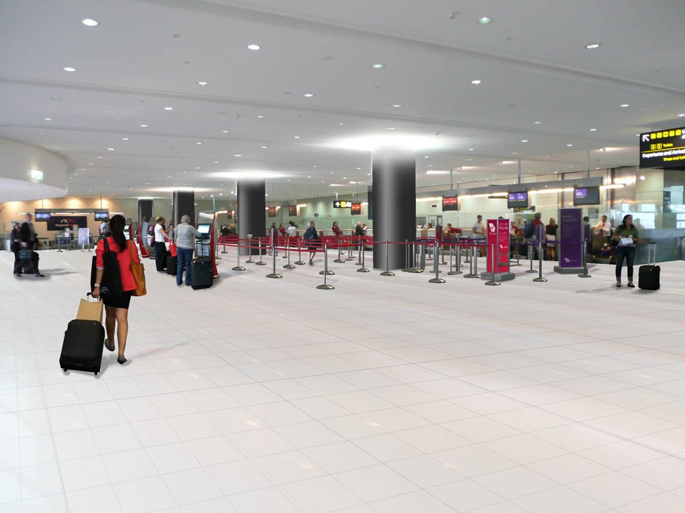 Melbourne airport terminal