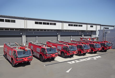 Fire fighting vehicles